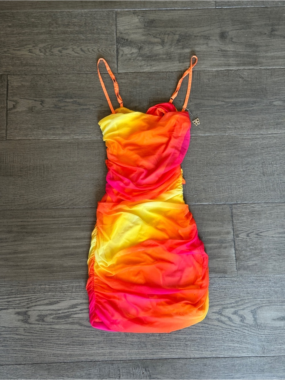 I.AM.GIA. Hali Ombré Mini Dress in XS ❤️🧡💛 - Picture 3 of 5